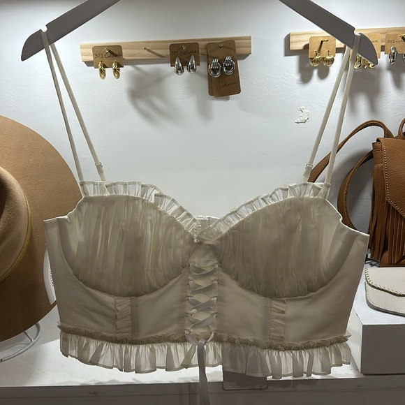 SELKIE The Shakespeare Top in Ivory NWT - Picture 4 of 8